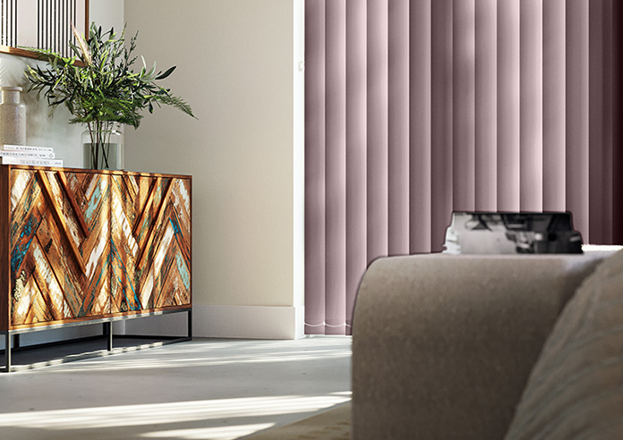 Roma, Aubergine - Vertical Blind - Image 5